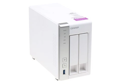 QNAP Turbo Station TS-231P2 2-bay NAS // 2x Gb LAN, 3x USB-A 3.0