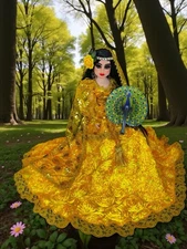 Gipsy Doll,muñeca Gitana De Religion ,Yoruba,santeria,boveda Espiritual