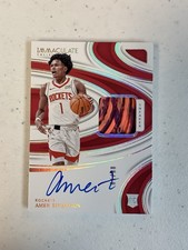 2023-24 Immaculate Amen Thompson Sneaker Swatch Signatures /10 