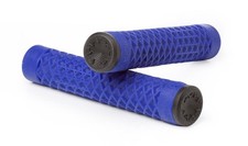 Cult Vans open end BMX flangeless bicycle grips with bar ends 150mm DARK BLUE