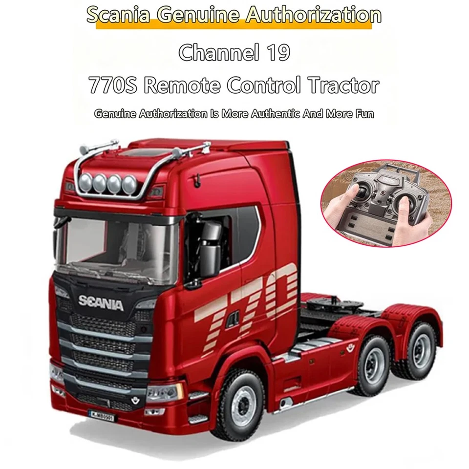 HUINA1501/1502 770S Scania Alloy Tractor 19CH RC Truck 1/18 2.4G sound and light - Image 2 of 4