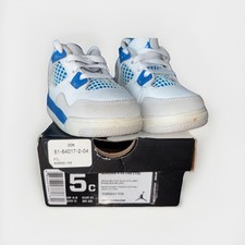 Jordan 4 Retro TD Military Blue 5C Shoes Baby Toddler Shoes