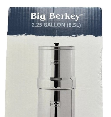 Big Berkey Gravity-Fed Stainless Steel Countertop Water Filter System 2.25 Gal