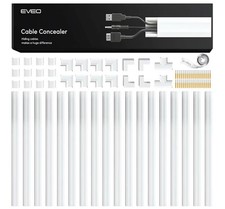 EVEO Cord Hider - 306  Cord Cover Wall Cable Hider, Cable Concealer, Wire Hiders