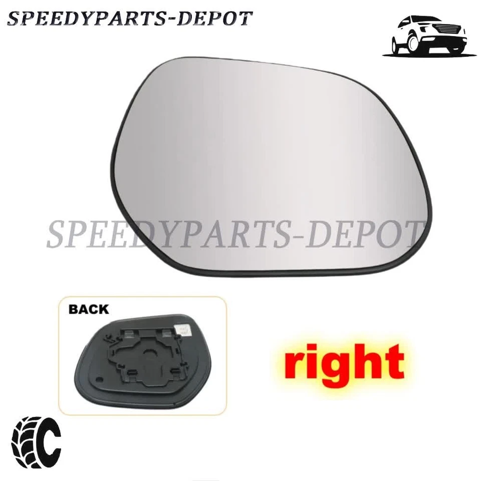 Right Side View Mirror Glass Heated Fits Mitsubishi Outlander Sport 2011-2015 Foto 4 de 4