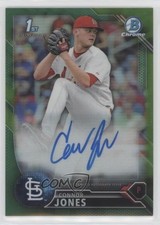 2016 Bowman Draft Chrome Pick Green Refractor 56/99 Connor Jones Auto 0v09