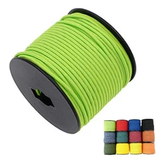 1/8in(3mm) 164ft Nylon Rope Solid Braided Cord 5 Stands Paracord Thin String ...