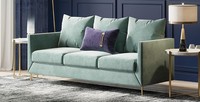 3 Sitzer Stoff Sofa Wohnlandschaft Relax Sitz Design Couch Lounge Sofas Samt