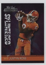 2021 Alumination NIL Collegiate Edition Splintered Purple Justyn Ross 1a7j
