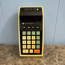 Vintage Texas Instruments TI-2550 Memory Calculator Working - Batteries Only