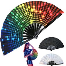 2026 Line Dance Popping Fan - Hand Clack Fans for for Line Dancing, Weddings