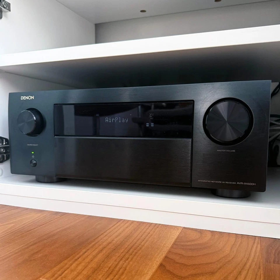 Denon AVR-X4500H 9.2-Channel A/V Receiver High-end Black 10Hz~100kHz FM/AM - Image 3 of 4