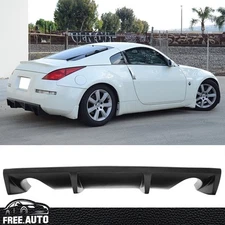 Fits 03-08 Nissan Fairlady Z Z33 350Z 2-Door Rear Bumper Lip Diffuser PU J Style