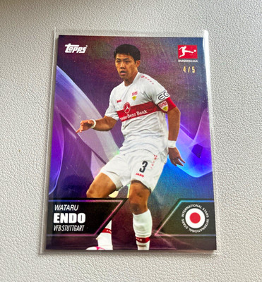 Topps Bundesliga 2023 Wataru Endo VfB Stuttgart Parallel/Variante 4/5