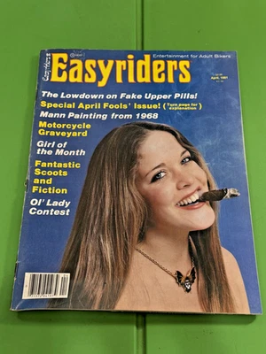 Easyriders Magazine April 1981 Vintage Motorcycle Magazine - Image 1 of 2