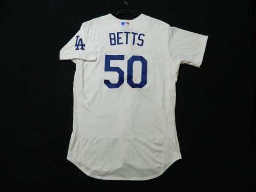 Authentic Mookie Betts Los Angeles Dodgers Home Elite Jersey 40 Reg. $347