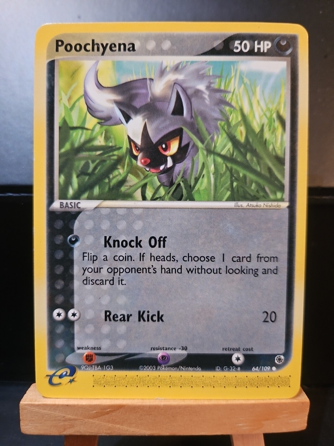 Pokemon TCG Ruby and Sapphire 64/109 - POOCHYENA, Regular Unlimited Common