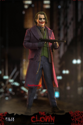 Filix Toys The Joker 1/12 Scale Full Set w/ 2 Heads 6'' Action