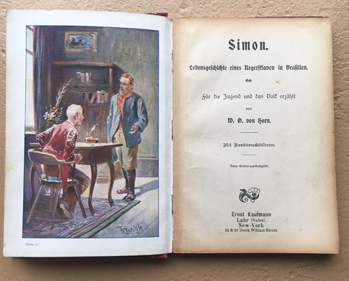 Simon: Lebensgeschichte eines Negersklaven in Brasilien-von Horn-Rare C. 1900 HC - Imagen 2 de 10