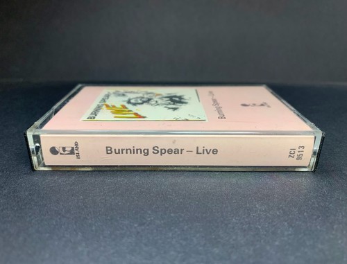 Burning Spear LIVE Cassette ZCI 9513 **UK 1ST ISSUE 1977** RARE ISLAND REGGAE - Picture 5 of 9