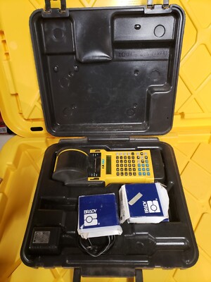 BRADY ID PRO WIRE MAKER PRINTER WITH LABELS FOR PARTS ONLY, FREE SHIPPING  !!