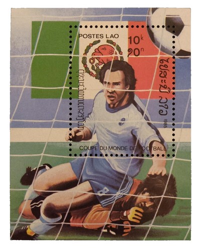 ZAYIX Laos 998-1003 MNH World Cup Soccer Championships Sports