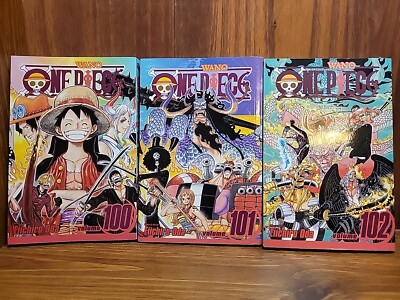 Set of (3) ONE PIECE “WANO country” Vol 100-102 SET EIICHIRO ODA