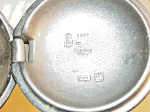 Café/tetera de peltre 1977 Country Ware - Imagen 7 de 9