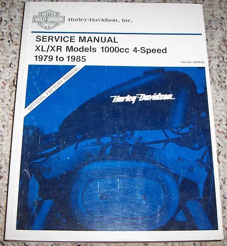 ハーレー 純正 マニュアル XL/XR 1979-1985 1979-1985 XL/XR 1000 Sportster Ironhead Service Manual | Download