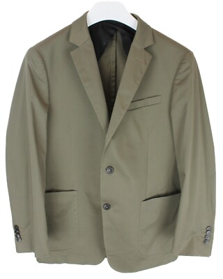 Pal Zileri x Lab Blazer Herren (Eu) 50 Einreihig Halb Gefüttert Kerbe Grün