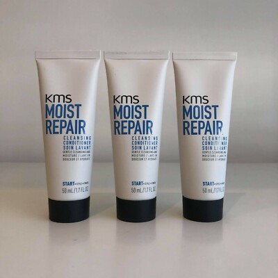 #ad #ad kms Moist Repair Cleansing Conditioner Set of 3 Travel Size 1.7 oz each $17.50