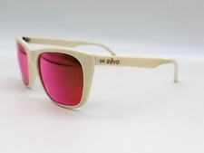 Vintage REVO Grand Sixties Mirror Ivory White Sunglasses made in Japan