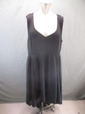 NWT TORRID Size 18 Womens Sleeveless Sweetheart Neck Back Zip Hi-Low Dress 902