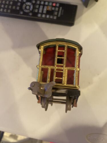 Vintage Tinplate Lionel Prewar O Gauge 807 Red Caboose 1920s Rare Factory Error - Picture 4 of 7