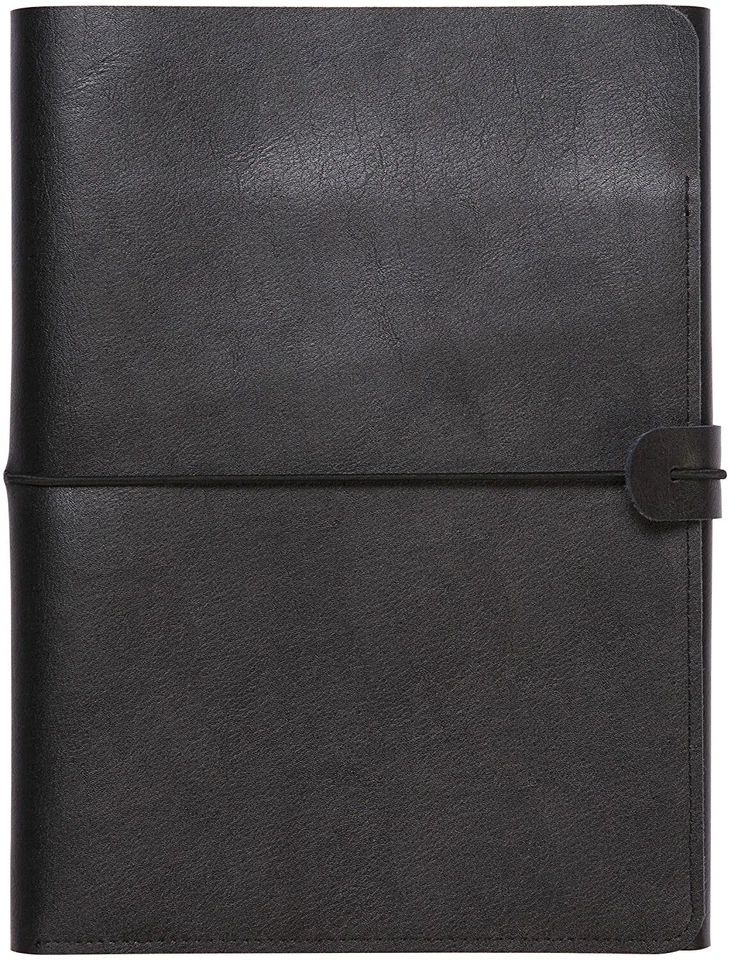 C.R. Gibson Tri-Fold Refillable Leather Journal with Elastic Closure - Image 2 of 4