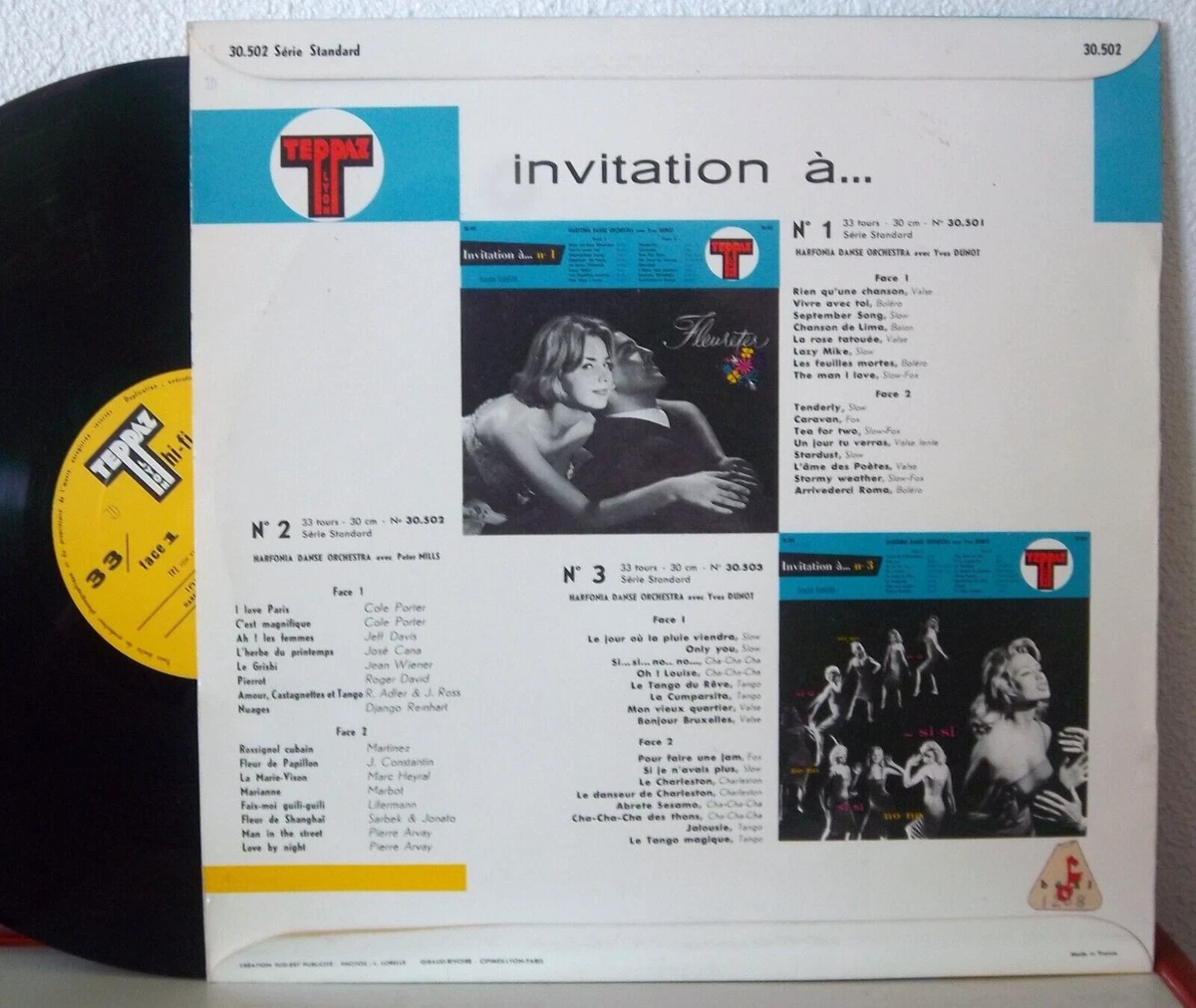 HARFONIA DANSE ORCHESTRA - PETER MILLS - INVITATION A .. N 2 - TEPPAZ 30 502