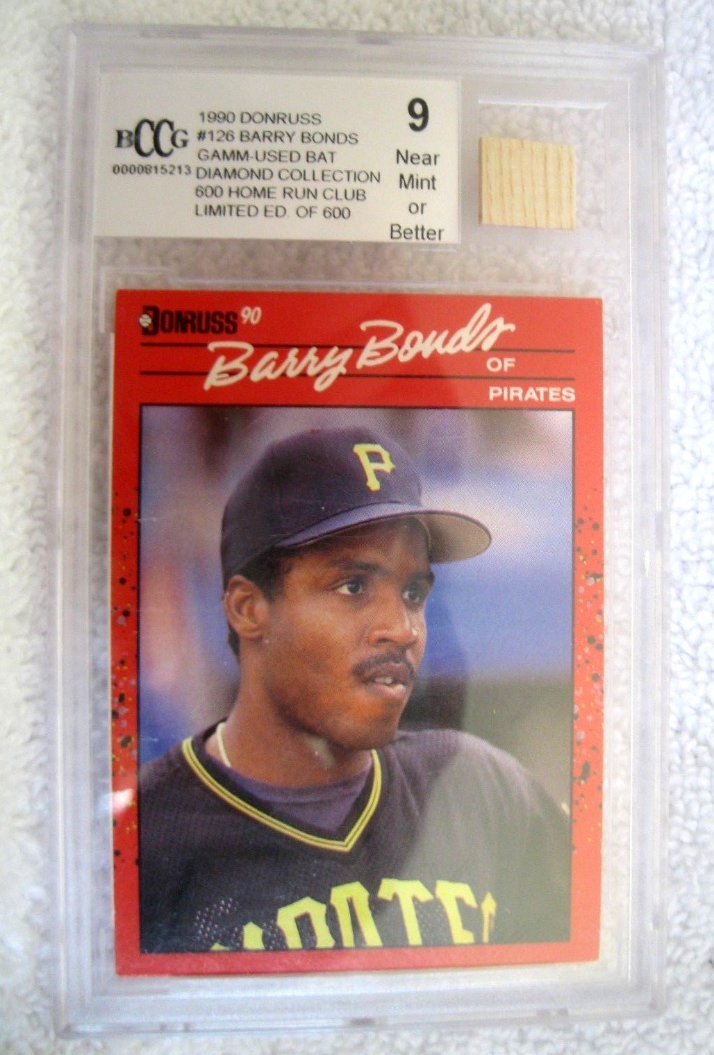 barry bonds game used bat