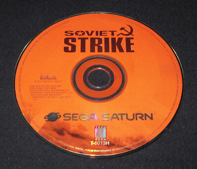 Soviet Strike (Sega Saturn, 1996) Disc Only