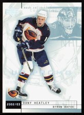 Dany Heatley / Byron Dafoe 2002-03 Upper Deck Mask Collection UD Promos #5