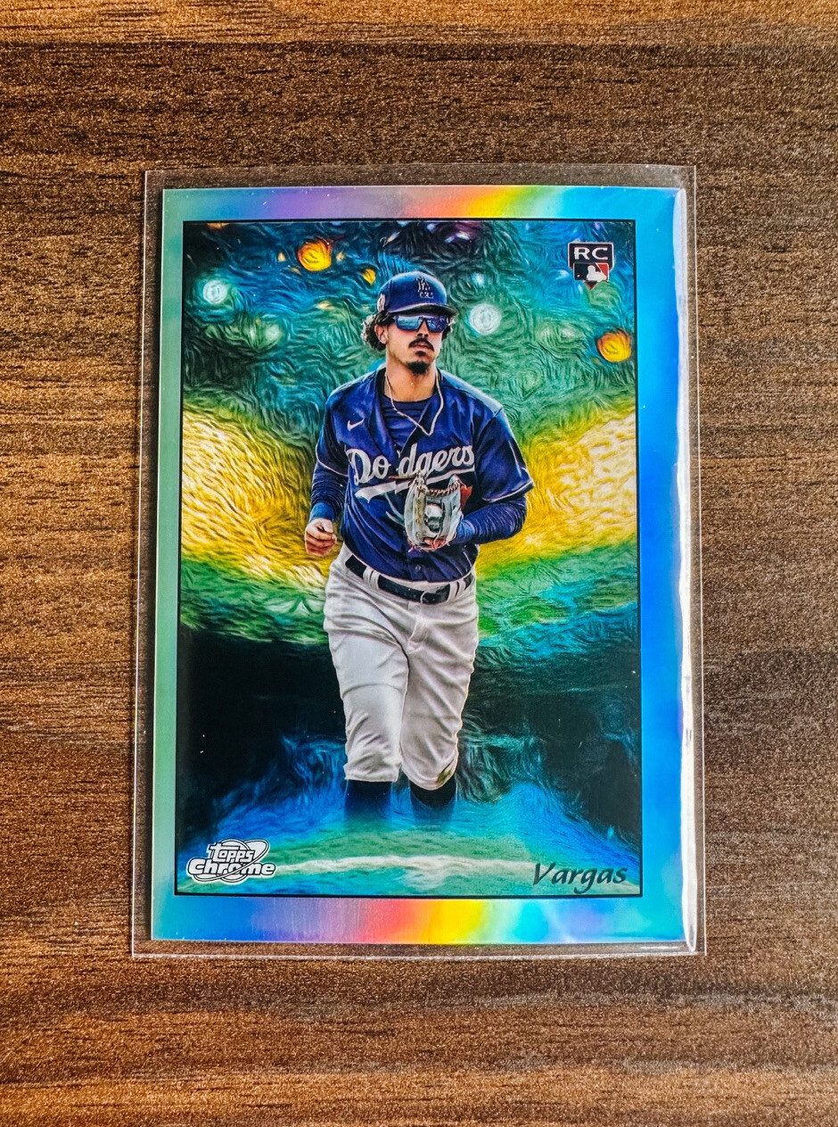 2023 Topps Cosmic Chrome STN-24 Miguel Vargas RC Rookie Stars in the Night SP
