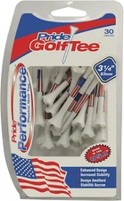 Pride Golf Tee Tees 30 Count, White, 3-1/4 Inch US