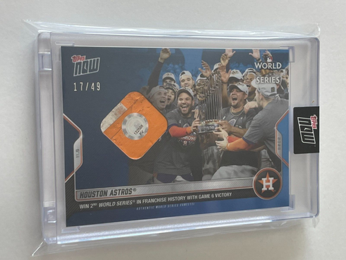 2022 Topps Now 1160 Houston ASTROS World Series Champion CELEBRATION ...