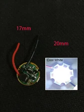 Single Mode 2.4 Flashlight Driver +10W 1000 Lumen 6500K Cold White LED Bulb Chip