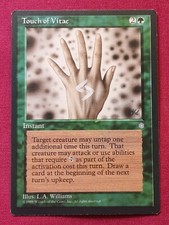 Magic The Gathering ICE AGE TOUCH OF VITAE green card MTG