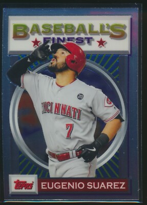 2020 Topps Baseball's Finest Flashbacks #75 Eugenio Suarez Cincinnati Reds