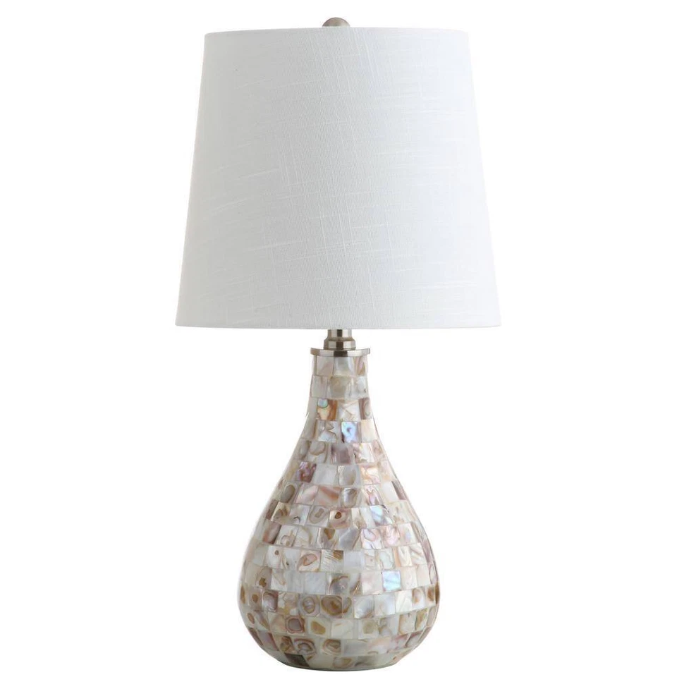 JONATHAN Y Mona 20.5 in. Seashell Mini Table Lamp - Image 2 of 4