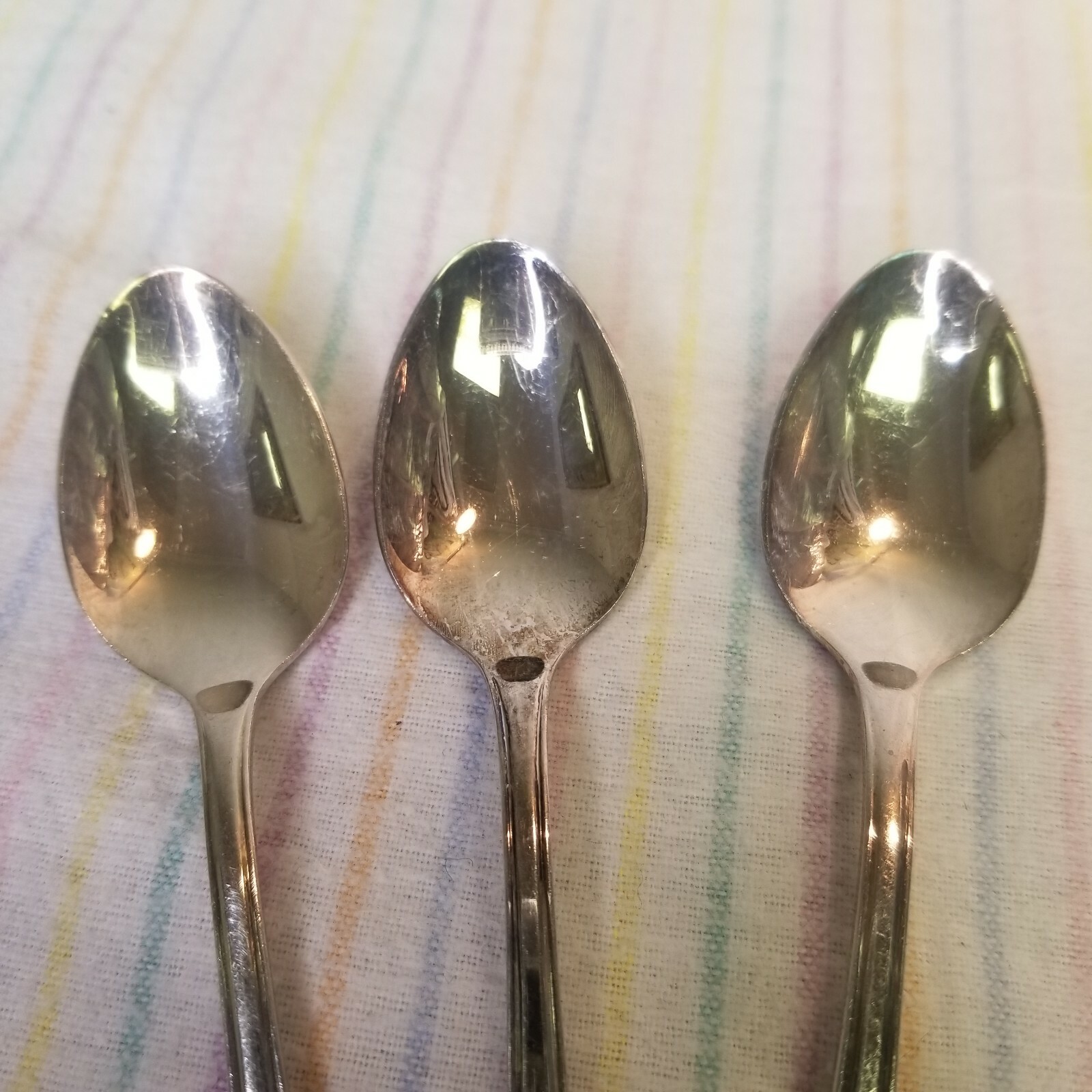 Vintage WMF Hotel Holland Teaspoons American Cruiseline Silverplate