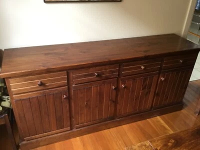 Solid Pine Wood Storage Cabinet Cabinets Gumtree Australia