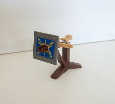 Lot Playmobil Chevaliers - Baliste Et Arbalète Avec Support Arc - Pièces 4271-4273 - Occasion