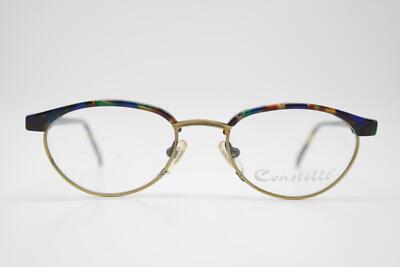 Vintage Brille Constelli CO 142 Mehrfarbig Gold Oval Brillengestell eyeglasses